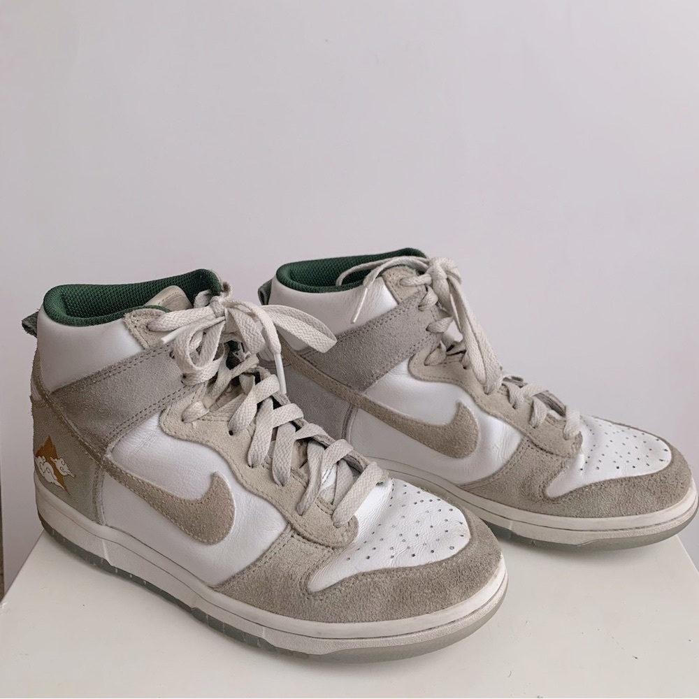 Nike Dunk High 'San Francisco - Gold Mountain'  White Desert Ore GS Size 5.5Y